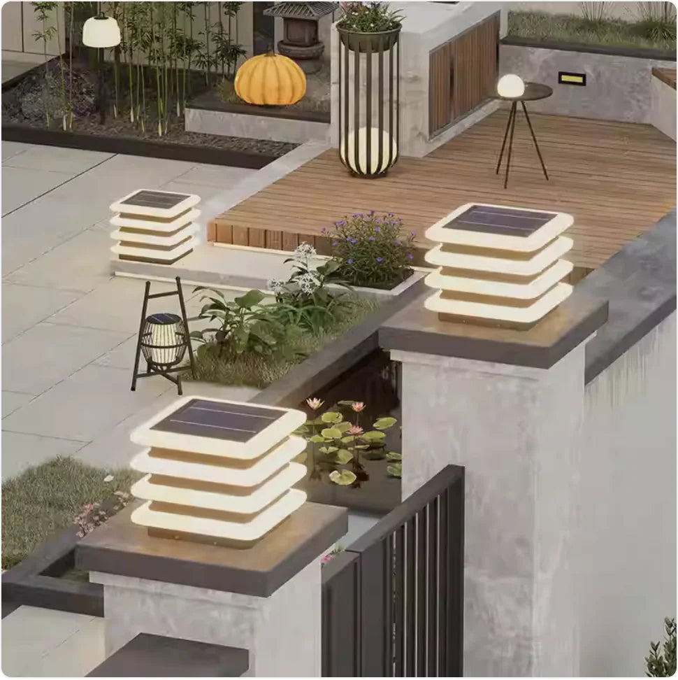 SolarGuard Wall Pillar Light