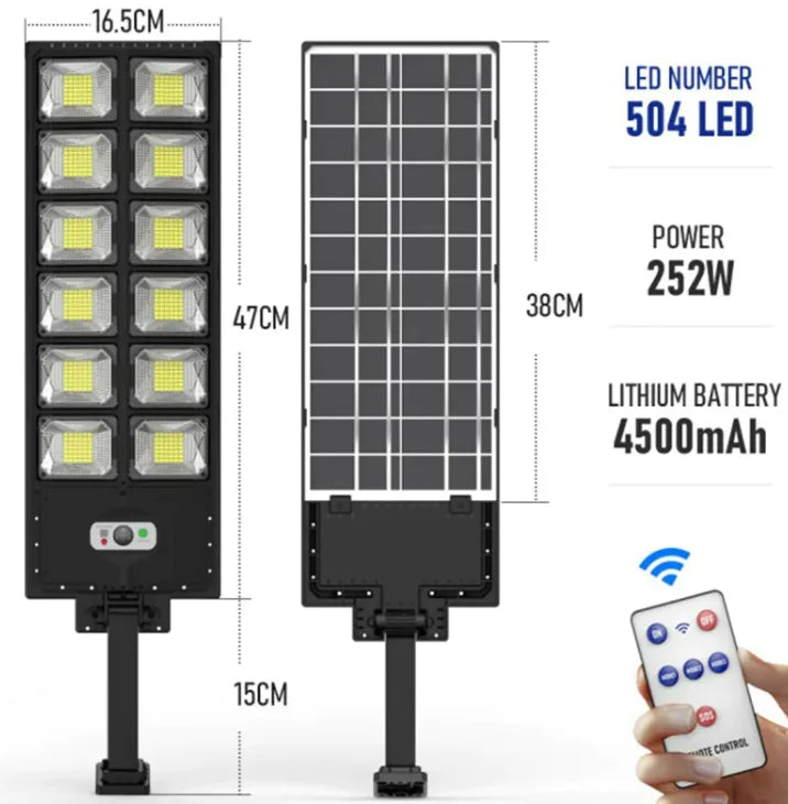 Luz solar de doble fila EcoBright
