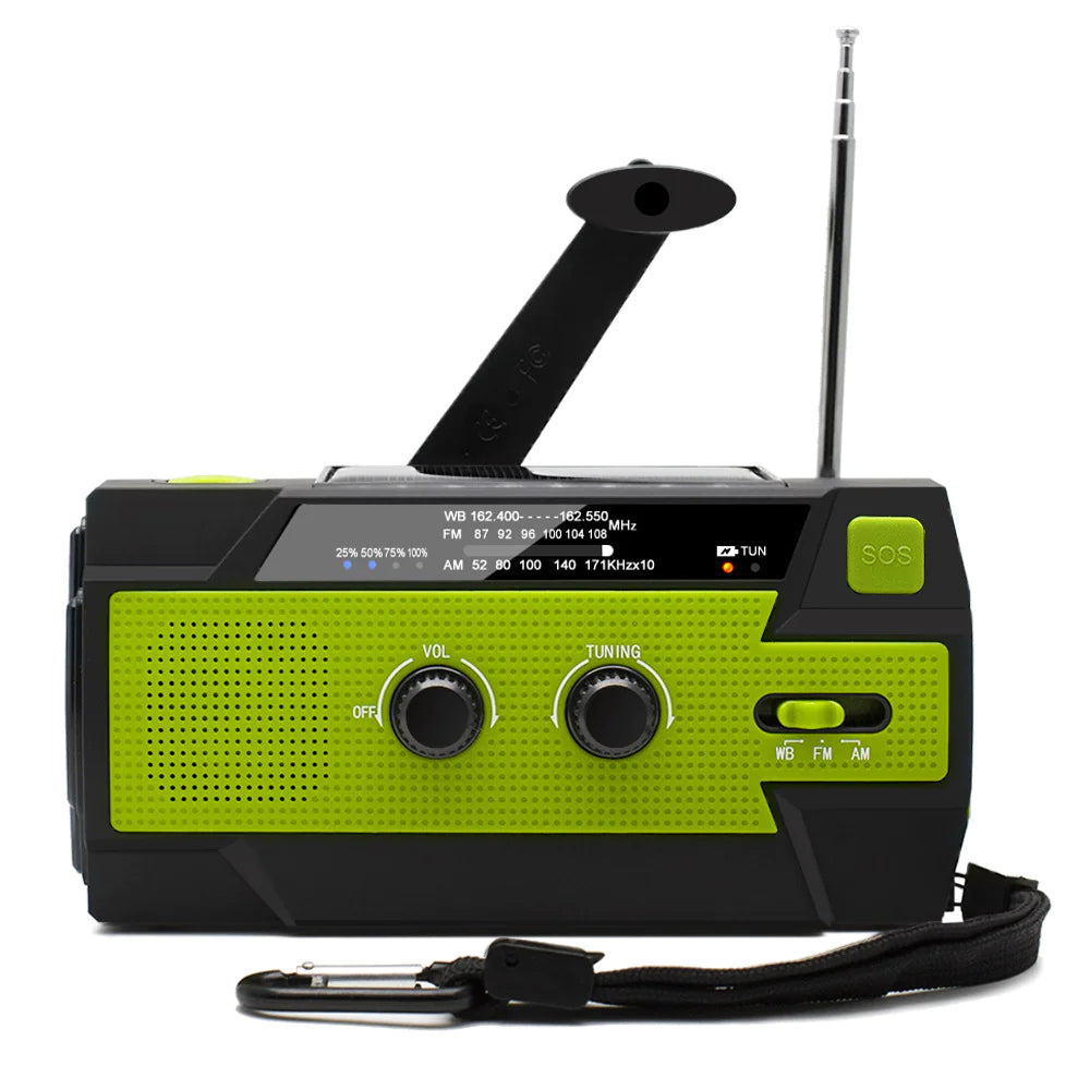 Linterna solar ecológica con radio