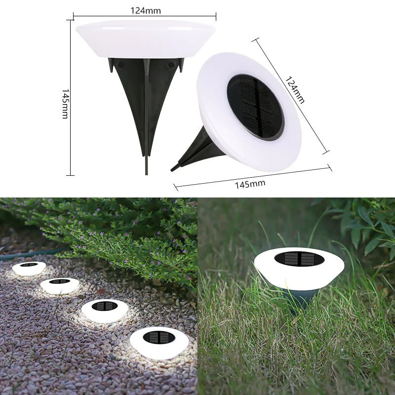 Lámpara solar ecológica para jardín