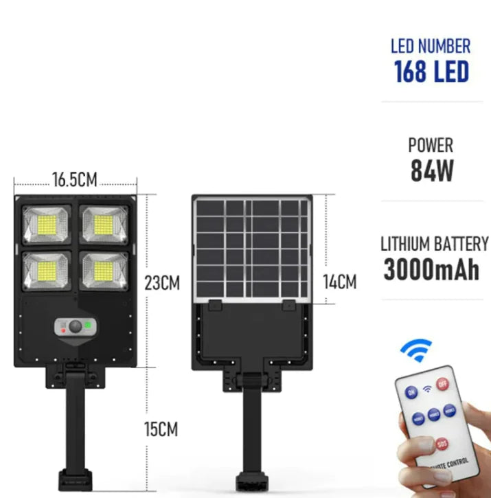 Luz solar de doble fila EcoBright