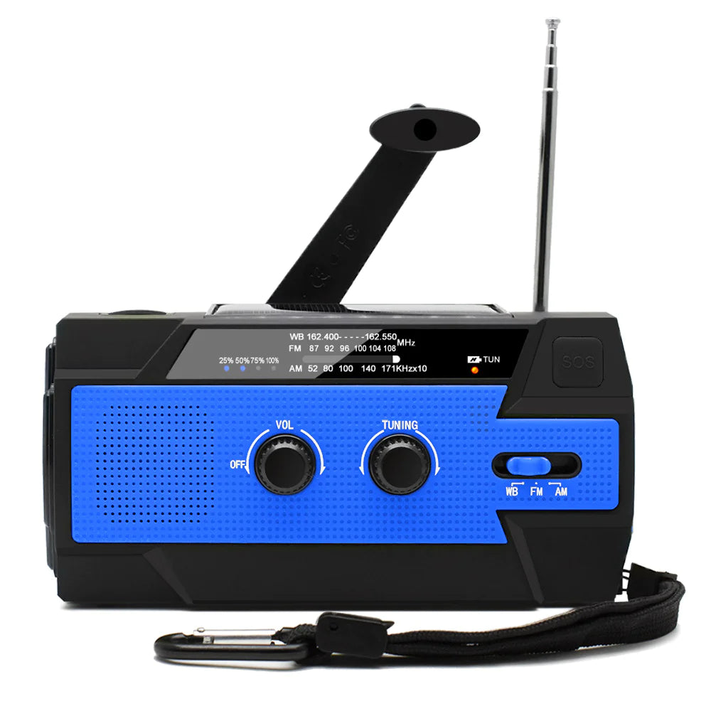 Linterna solar ecológica con radio