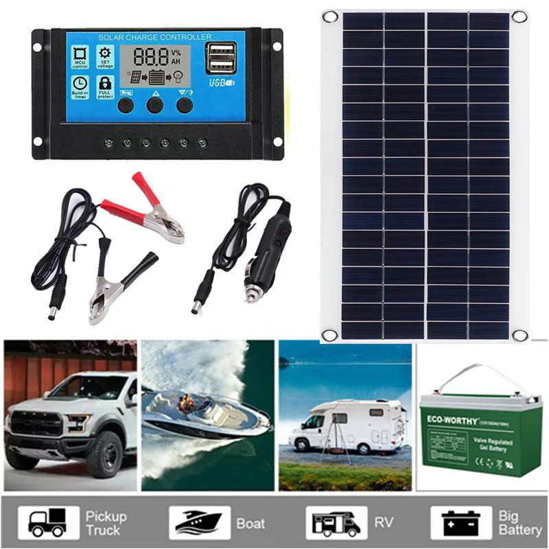 Cargador solar ecológico de 15 W