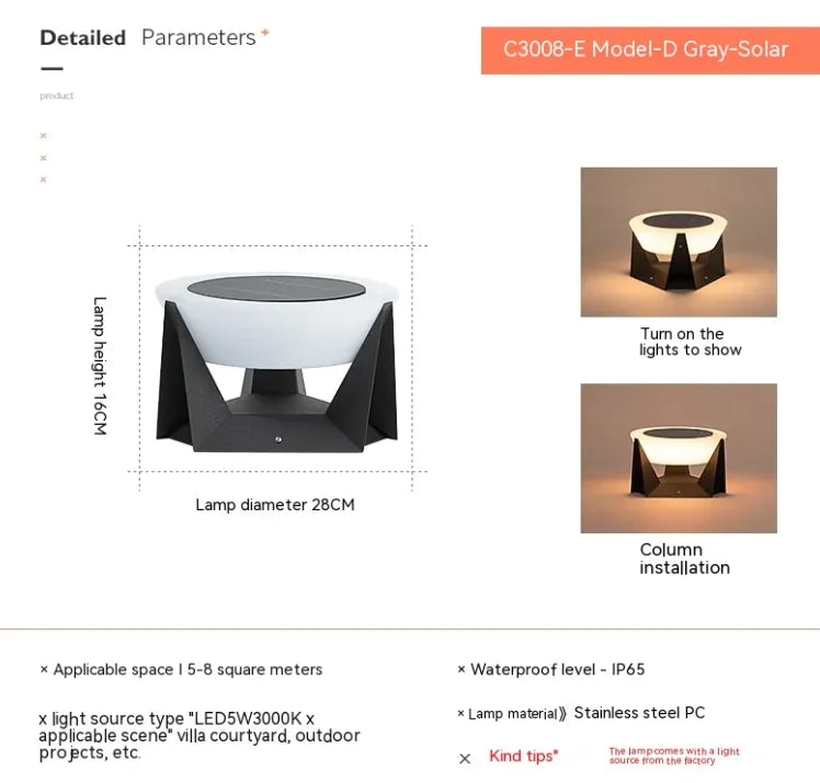 Lámpara solar EcoBright