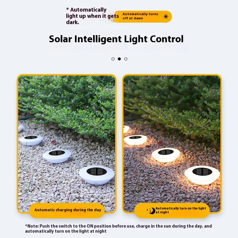 Lámpara solar ecológica para jardín