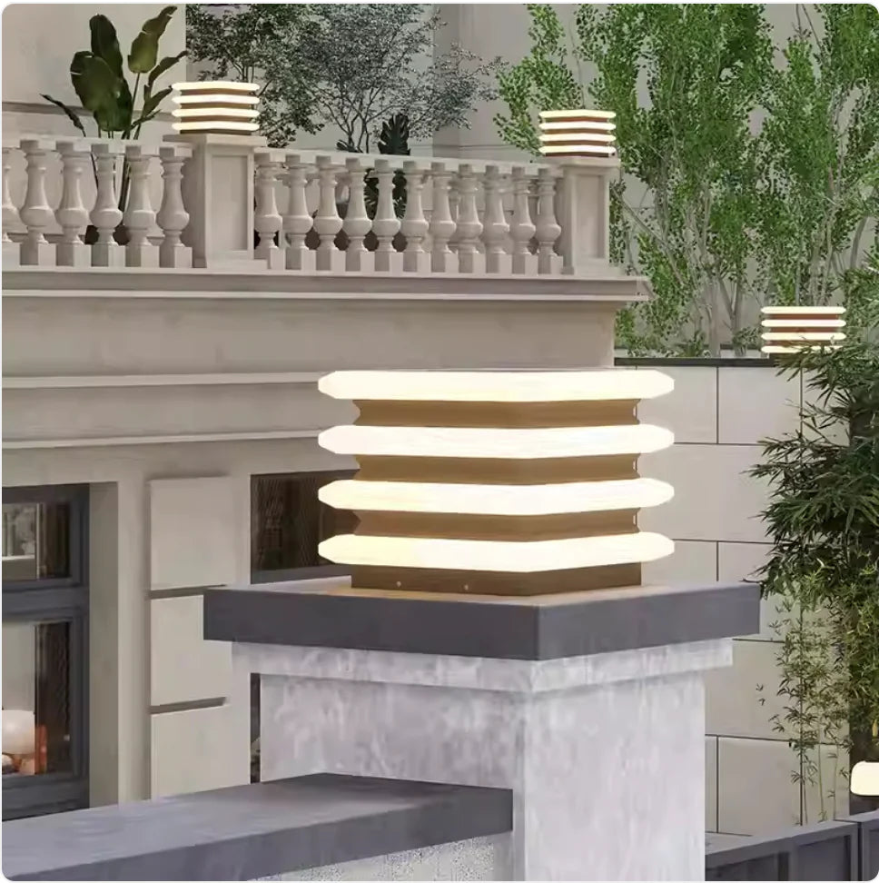 SolarGuard Wall Pillar Light